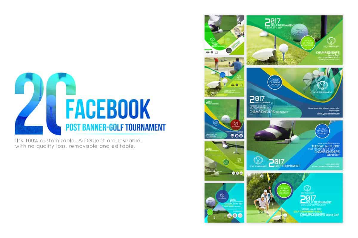 20 Facebook Banner Golf