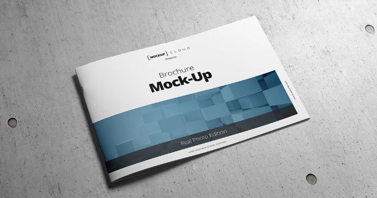Brochure Mockup PSD