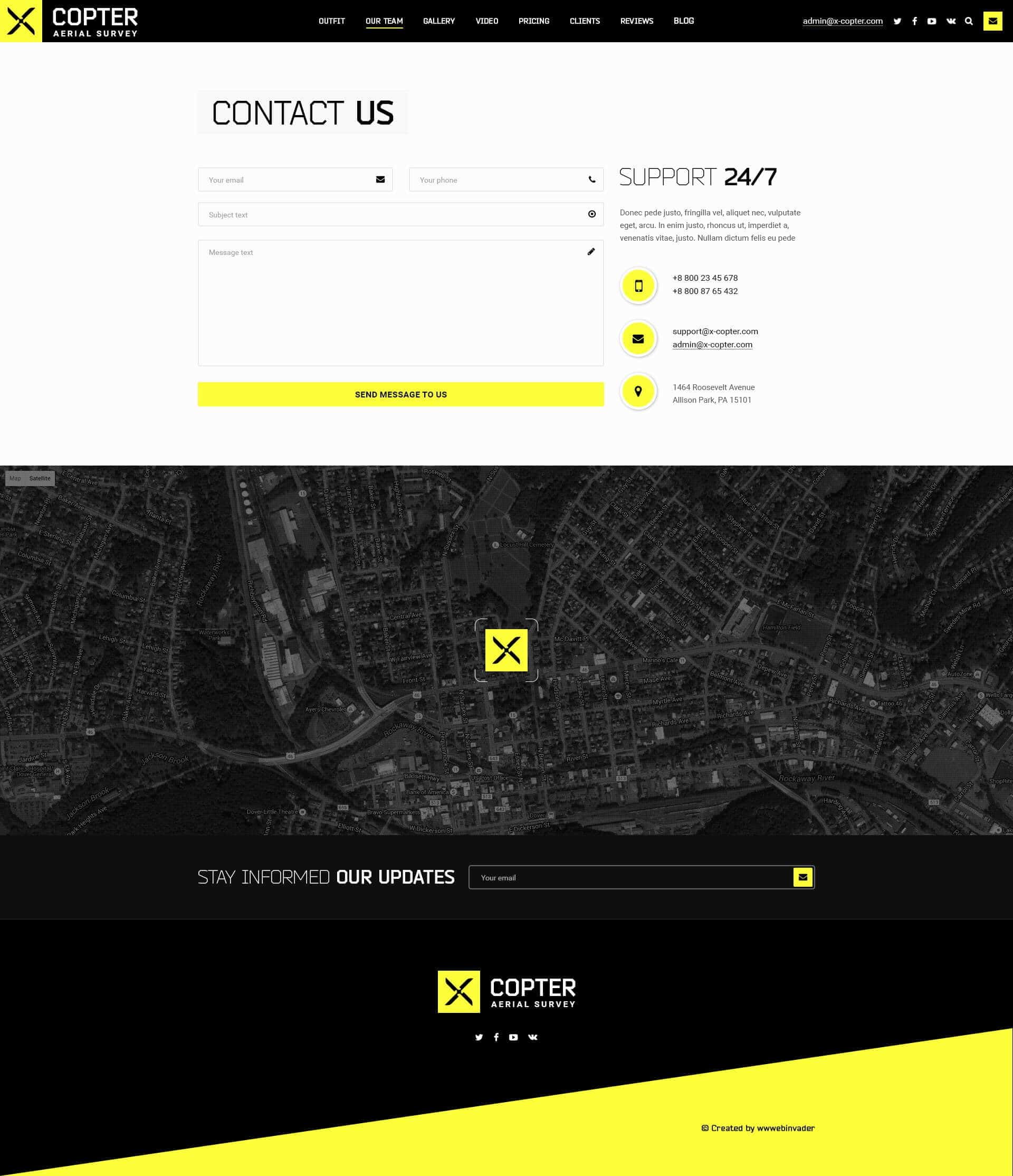 Ks X Copter Photo Video Psd Template 5