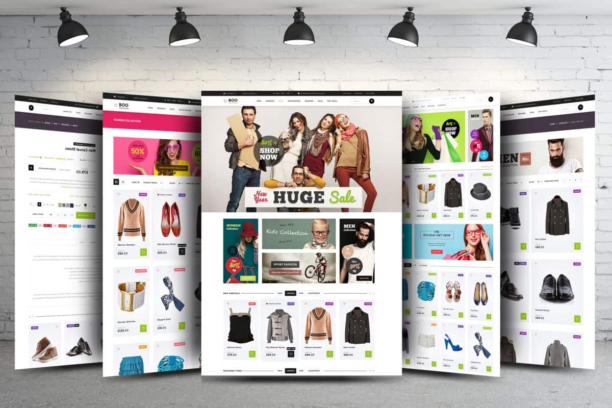 PSD Template ECommerce