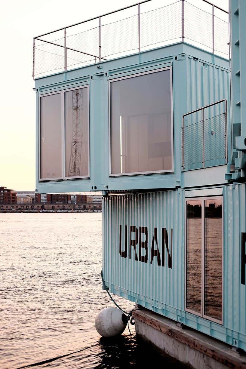 Urban Rigger - Kiến trúc ký túc xá Container nổi độc đáo