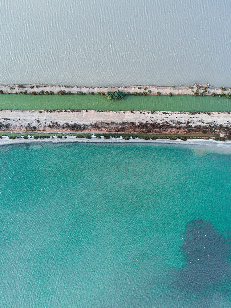 Những ruộng muối nhiều màu Tại Australia
