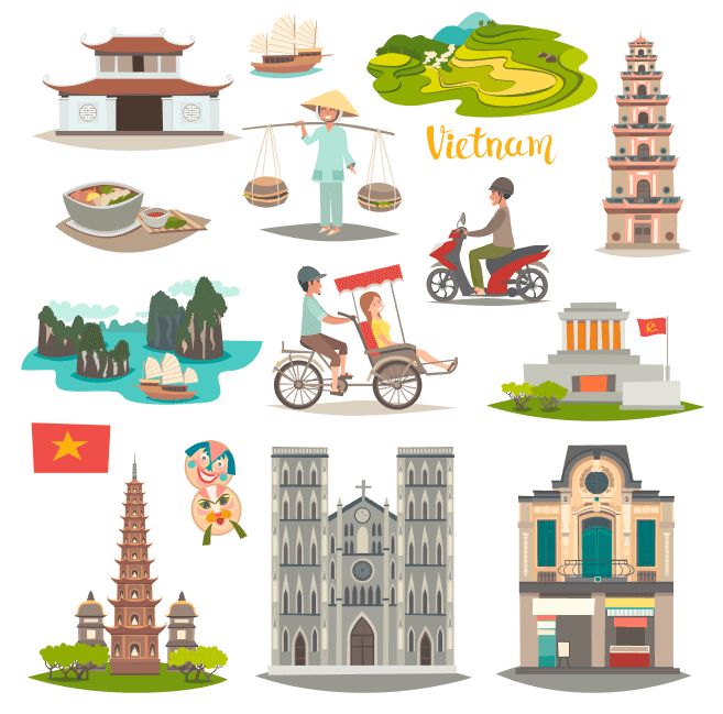 5 vector đất nước Việt Nam tuyệt đẹp