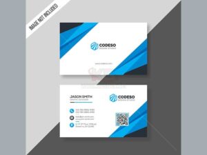Business Card PSD Blue - KS503