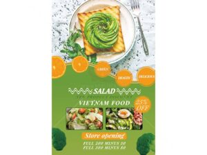 Poster ẩm thực Việt Nam - KS618