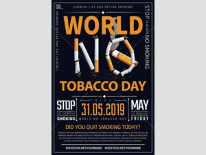 Poster ngày thế giới không thuốc lá - KS624