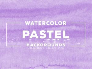 30 Pastel Watercolor Backgrounds - KS718