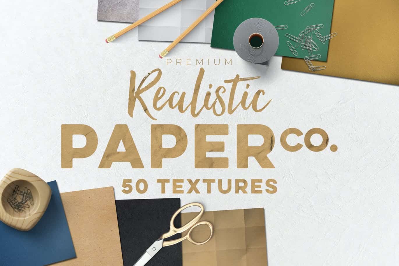 50 Paper Textures Set - KS707