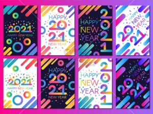 Vector Happy New Year 2021 Banner - KS753