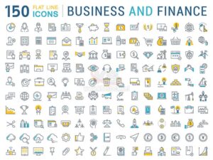 150 ICons kinh doanh và tài chính - KS797