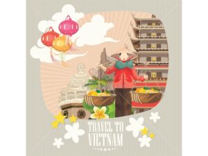 Vector Du Lịch Việt Nam tuyệt đẹp - KS839