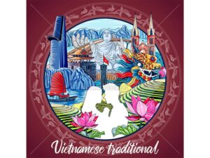 Vector nghệ thuật du lịch Việt Nam - KS870