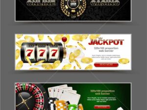 Banner Casino Vector chất lượng cao - KS1238