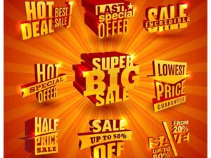 Vector Big Sale tuyệt đẹp miễn phí - KS1294