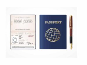 Passport Vector chất lượng cao tuyệt đẹp - KS1587