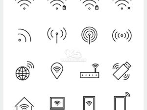 Vector Wifi Icon chất lượng cao tuyệt đẹp - KS1677