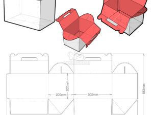 Mô hình hộp giấy Vector - KS1765