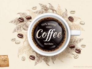 Vector Ly Coffee tuyệt đẹp - KS1821