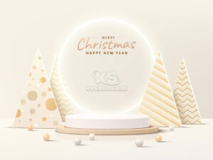 Background sản phẩm mùa Noel Vector - KS2042