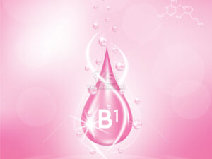 Vitamin B1 màu hồng Vector - KS2154
