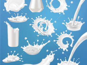 Vector Sữa đầy đủ tuyệt đẹp - KS2211
