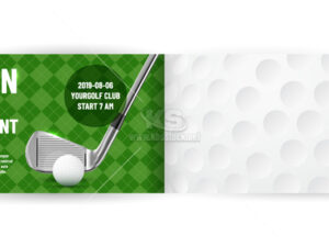 Banner Golf Vector hiện đại - KS2226