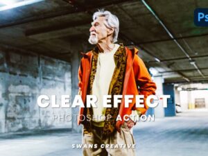 10 Photoshop Action Clear Effect Free - KS2948