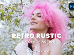 10 Photoshop Action Retro Rustic - KS2936