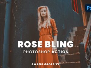 10 Photoshop Action Rose Bling tuyệt đẹp - KS2934