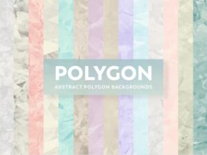 16 Backgrounds Abstract Polygon JPG - KS2682
