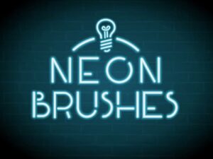 19 Brush Neon illustrator tuyệt đẹp - KS2988