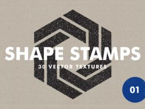 30 Shape Stamps Vector tuyệt đẹp - KS2681