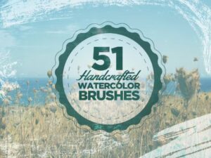 51 Brush Watercolor Photoshop tuyệt đẹp - KS2984