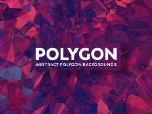6 Backgrounds Abstract Polygon JPG - KS2672