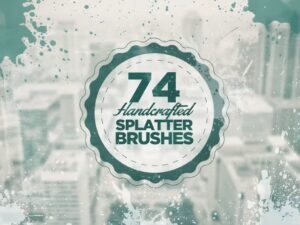 74 Brush Splatter Photoshop tuyệt đẹp - KS2977