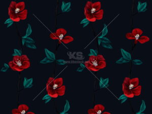 Patterns Hoa tuyệt đẹp Vector - KS2351