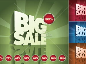 Big Sale Vector Background - KS2426