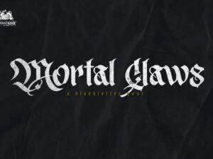 Font Chữ Mortal Claws tuyệt đẹp - KS2842