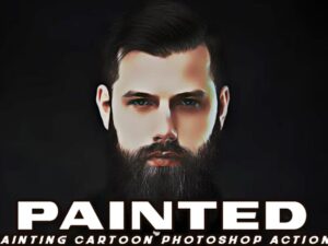 Photoshop Action Digital Painted tuyệt đẹp - KS2922
