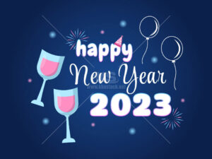 Happy New Year Rượu Vang 2023 - TET63