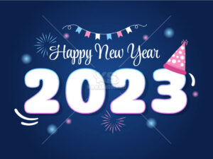 Vector Happy New Year 2023 Tuyệt Đẹp - TET69
