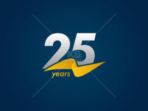 Vector logo 25 years - KS3040
