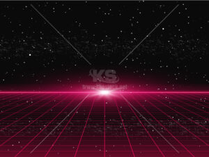 Background không gian đường kẻ đỏ - KS3103