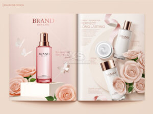 Catalogue mỹ phẩm tone hồng trắng - KS3106