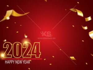 Background Happy New Year 2024 - TET77