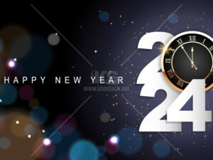 Background Happy New Year 2024 - TET81