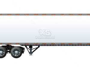 Vector xe tải trên nền trắng - KS3340