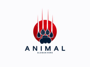 Logo dấu chân động vật - KS3419