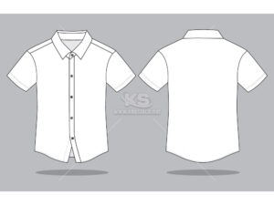Mockup áo sơ mi trắng - KS3460
